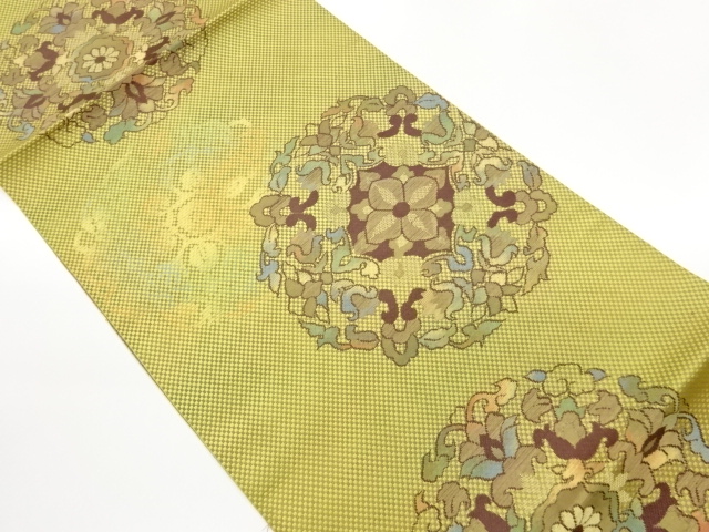 華文模様織出し名古屋帯